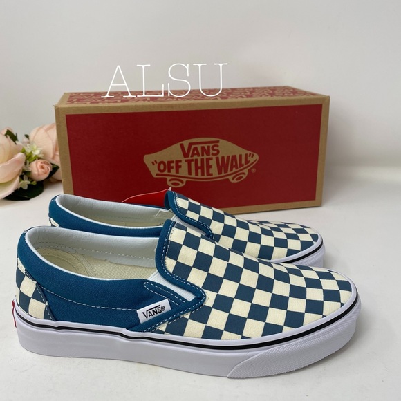Vans Shoes - VANS Classic Slip On Checkerboard Corsair Blue W